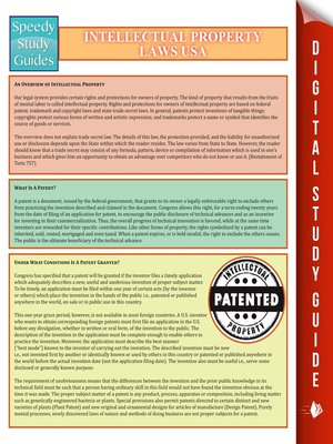cover image of Intellectual Property Laws USA